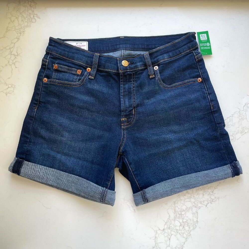 Gap Denim Jean Shorts Indigo 27/4 NWT